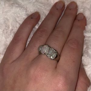 Silver Opal Ring